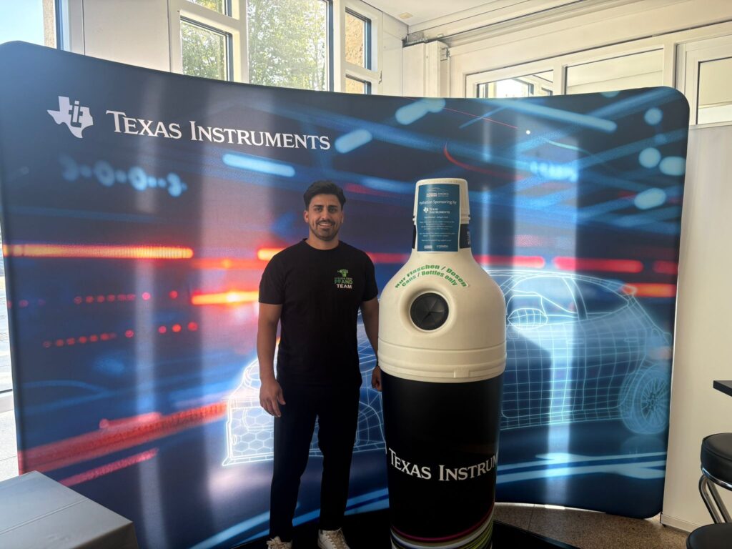Pfandflaschen-Sammelaktion von Spende Dein Pfand beim Automobil Elektronik Kongress mit Texas Instruments